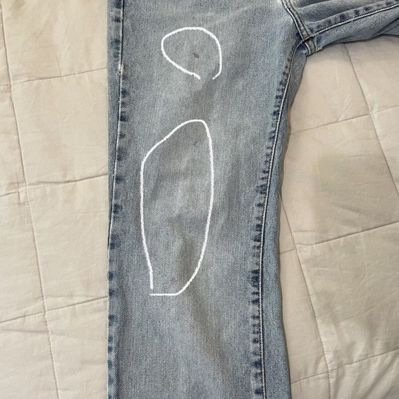 Vintage The Limited Denim Bootcut Jeans Sz 8 Blue Light Wash Fade Distre… - Picture 7 of 10